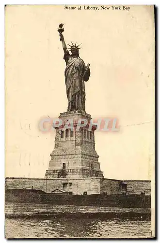 Cartes postales Statue de la liberte Statue of Liberty New York Bay