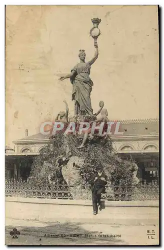 Cartes postales Statue de la liberte Vichy