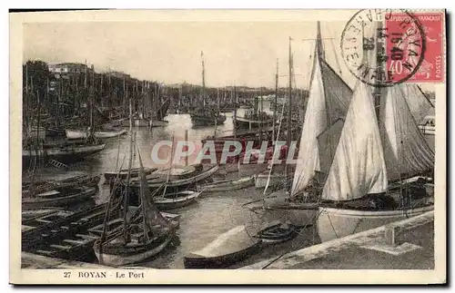 Cartes postales Bateau de Peche Royan Le port
