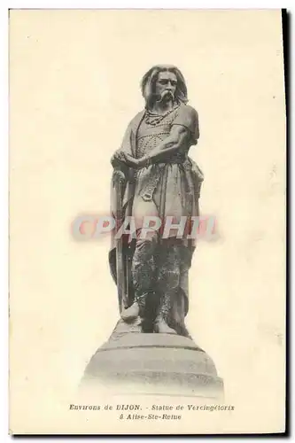 Cartes postales Environs de Dijon Statue de Vercingetorix a Alise Ste Reine