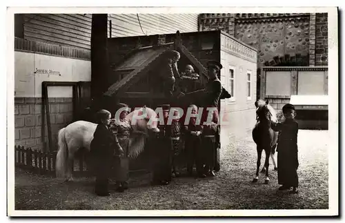 Ansichtskarte AK Nain Nains Exposition internationale Paris 1937 Esplanade des Invalides Poney