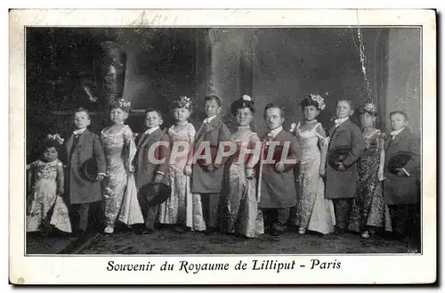 Cartes postales Nain Nains Royaume de Lilliput Paris