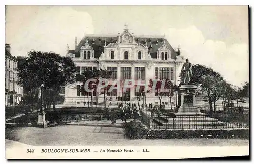 Cartes postales Poste Boulogne sur mer La nouvelle poste