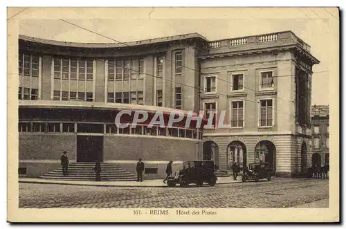 Cartes postales Poste Reims Hotel des Postes