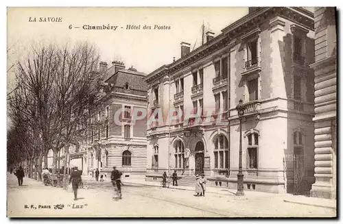 Ansichtskarte AK Poste Chambery Hotel des Postes