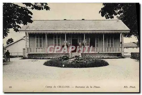 Cartes postales Poste Camp de Chalons Bueaux de la place
