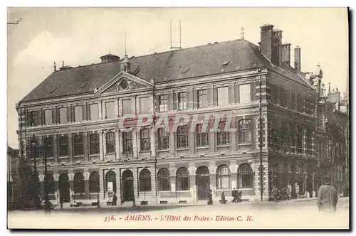 Ansichtskarte AK Poste Amiens Hotel des Postes