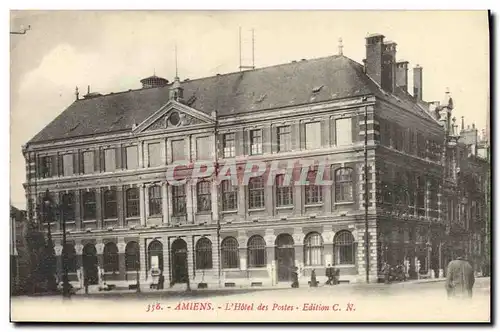 Cartes postales Poste Amiens Hotel des Postes