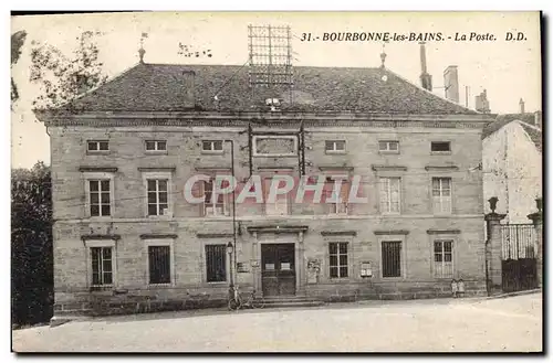 Cartes postales Poste Bourbonne les Bains