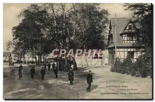 Cartes postales Poste Exposition de Nancy Hotel des Postes