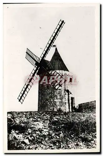 Ansichtskarte AK Moulin a vent Environs d&#39Arles Moulin de Daudet