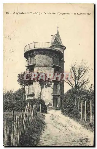 Ansichtskarte AK Moulin a vent Argenteuil Le moulin d&#39Orgemont