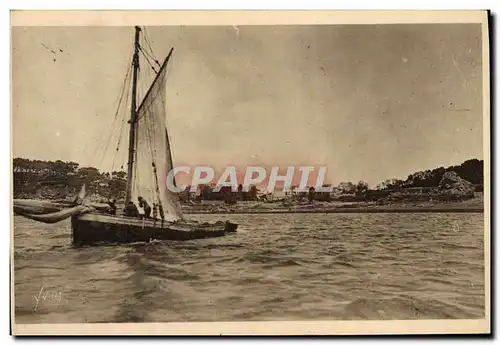 Cartes postales Bateau de Peche Ile de Brehat L'arrivee