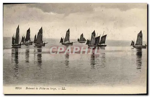 Ansichtskarte AK Bateaux de Peche au large