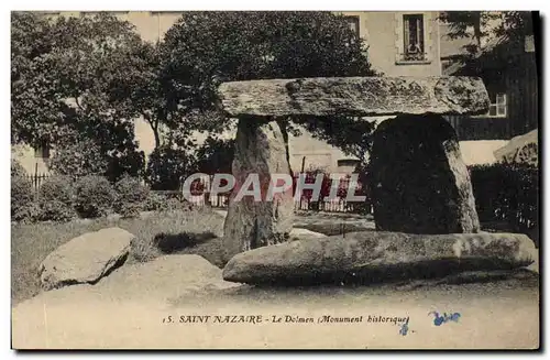 Ansichtskarte AK Dolmen Menhir Saint Nazaire