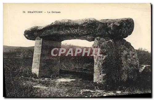 Cartes postales Dolmen Menhir Brantome