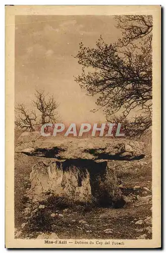 Ansichtskarte AK Dolmen Menhir Mes d&#39Azil Dolmen du Cap del Pouech