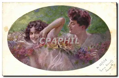 Cartes postales Fantaisie Illustrateur Femmes