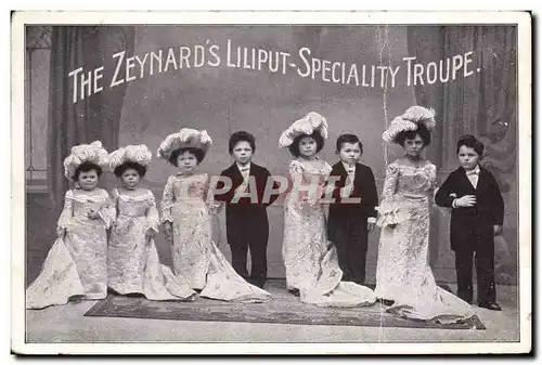 Ansichtskarte AK Nain Nains The Zeynard&#39s Liliput Speciality Troupe