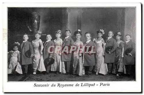 Cartes postales Nain Nains Royaume de Lilliput Paris