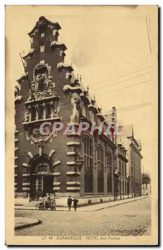 Ansichtskarte AK Poste Dunkerque Hotel des Postes