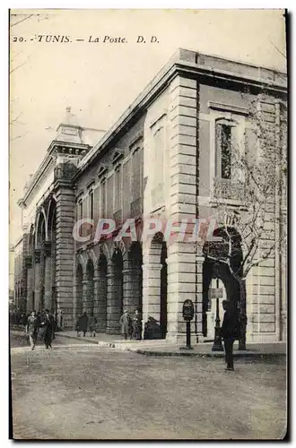 Cartes postales Poste Tunis