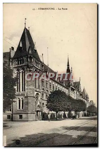 Cartes postales Poste Strasbourg