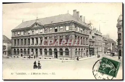 Cartes postales Poste Amiens Hotel des Postes