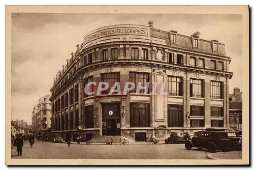 Ansichtskarte AK Poste Troyes Hotel des Postes