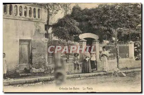 Cartes postales Poste Greoulx les Bains La Poste