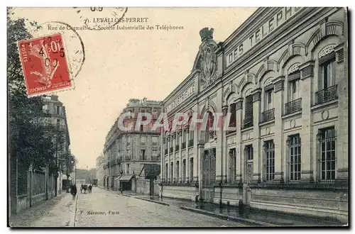 Cartes postales Poste Levallois Perret Rue de Cormeille Societe industrielle des Telephones