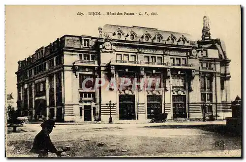 Ansichtskarte AK Poste Dijon Hotel des Postes