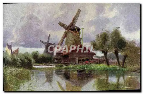 Cartes postales Moulin a vent Hollande