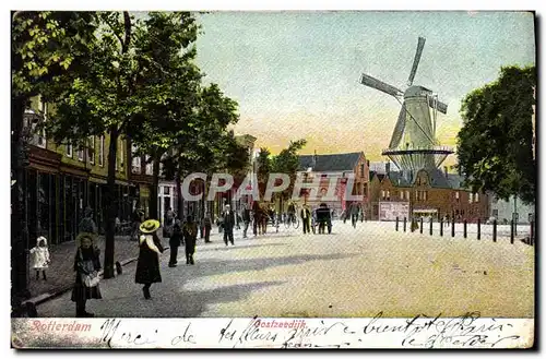 Cartes postales Moulin a vent Rotterdam