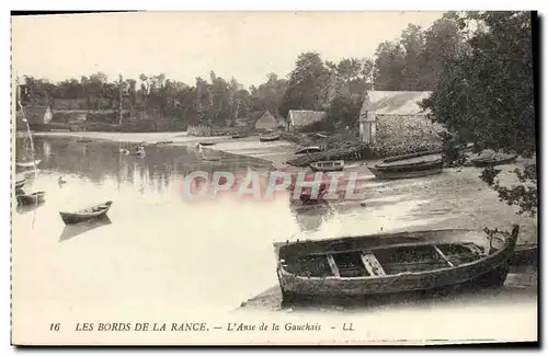 Ansichtskarte AK Bateau Peche Les Bords de la Rance L&#39anse de la Gauchais