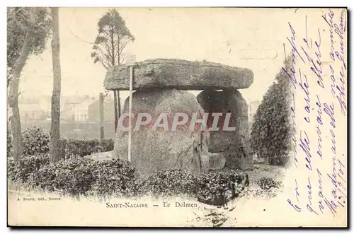 Ansichtskarte AK Menhir Dolmen Saint Nazaire Dolmen