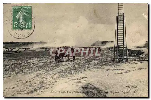 Cartes postales Militaria Artillerie de forteresse Ecoles a feu Echelle Gugumus