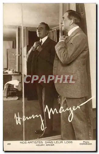 Cartes postales moderne Cinema Henry Mayer