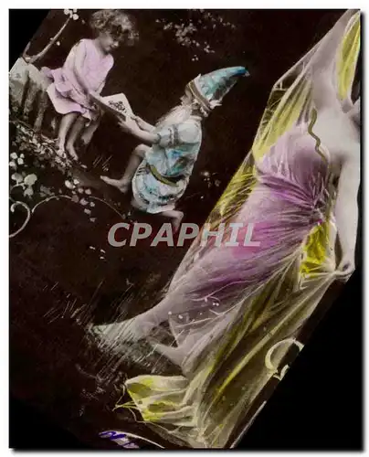 Cartes postales Lutin Fantaisie Femme Enfant