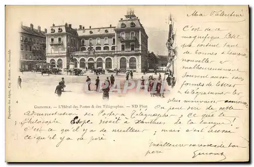 Cartes postales Hotel des Postes et des Telegraphes Grenoble
