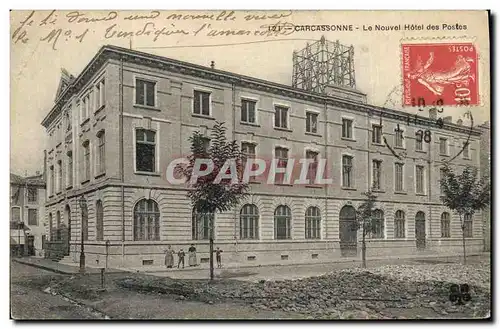 Cartes postales Carcassonne Le nouvel Hotel des Postes