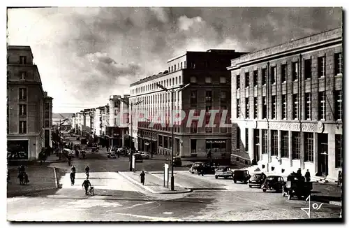 Moderne Karte Hotel des Postes Brest La poste et la rue de Siam