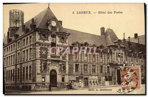 Ansichtskarte AK Hotel des Postes Lisieux