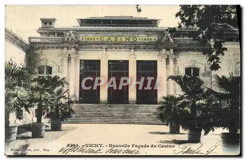 Ansichtskarte AK Vichy Nouvelle facade du casino Publicite Cartes postales illustrees A la Havane TOP