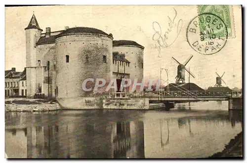 Cartes postales Moulin a vent Bruges La porte Ste Croix