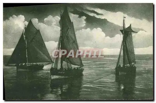 Cartes postales Bateau Peche