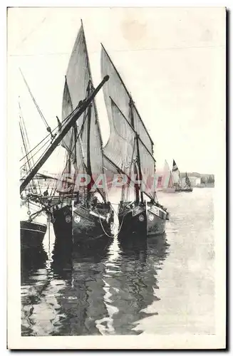 Cartes postales Bateau Peche Parenzo porto barche da pesca