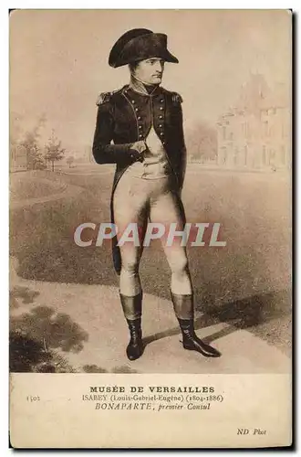 Cartes postales Napoleon 1er Musee de Versailles Isabey Bonaparte Premier consul