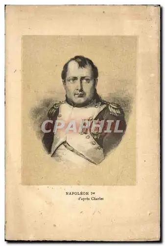 Ansichtskarte AK Napoleon 1er d&#39apres Charlet