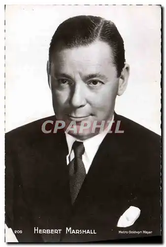 Moderne Karte Cinema Herbert Marshall